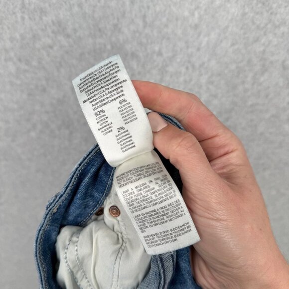 Mother Womens Looker High Waisted Skinny Jeans Size 27 Light Graffiti Wash READ - Picture 11 of 16